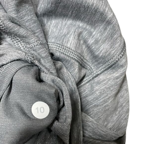 LULULEMON Leggings Heathered Gray Size 10 - Picture 5 of 6